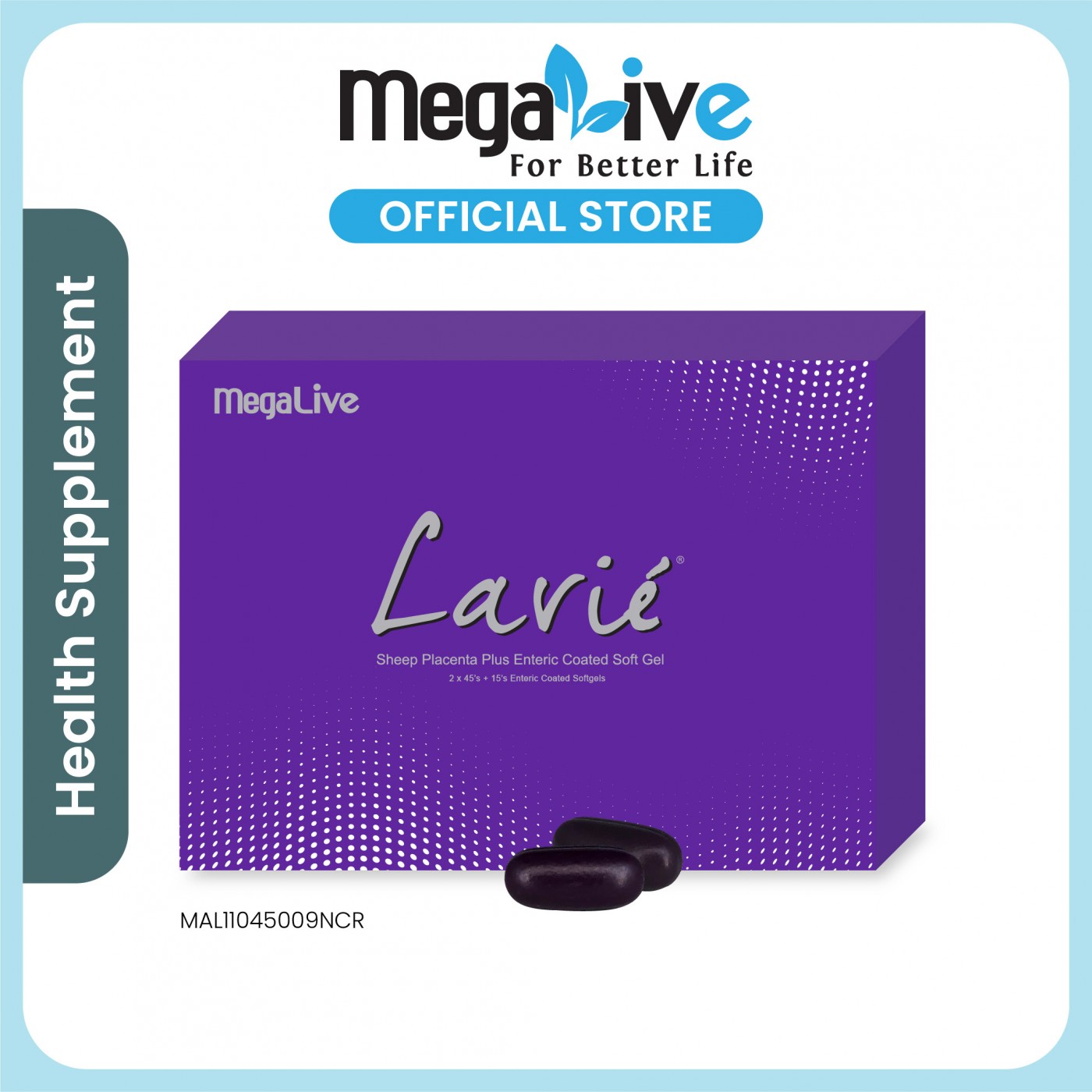 MegaLive Lavie® Sheep Placenta + Fish Collagen